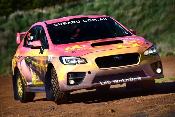 Subaru's newest colour scheme on the WRX STI features a theme based on South Australia's Murray River, with rich sunset tones marking a temporary departure from the traditional Subaru blue.