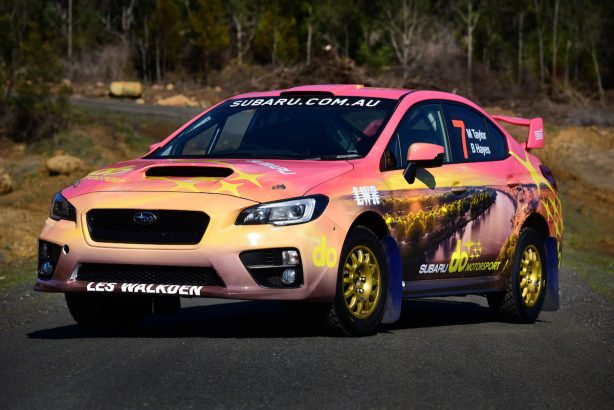 Subaru's newest colour scheme on the WRX STI features a theme based on South Australia's Murray River, with rich sunset tones marking a temporary departure from the traditional Subaru blue.